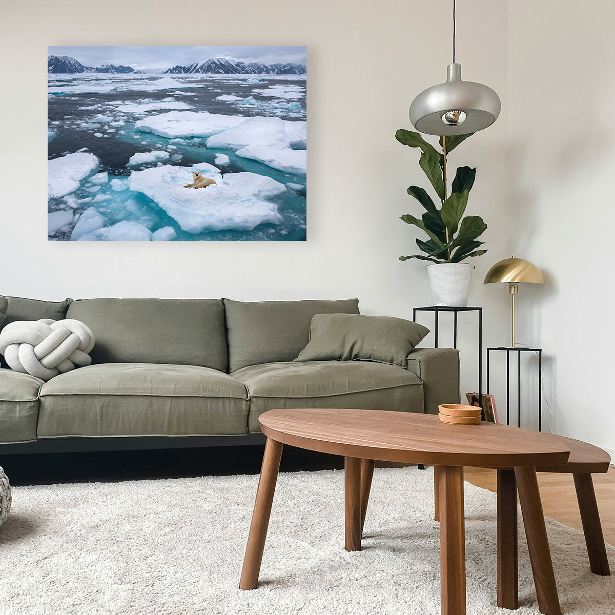Stunning Polar Bear - Greenland Wall Art for Home Decor