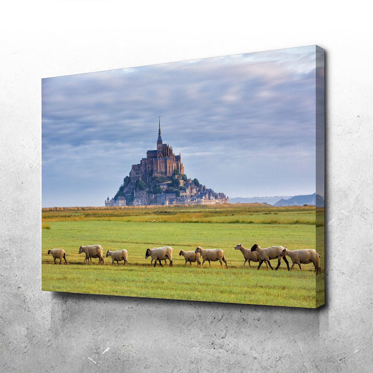 Exquisite Mont Saint Michel Abbey Wall Art for Stunning Home Decor