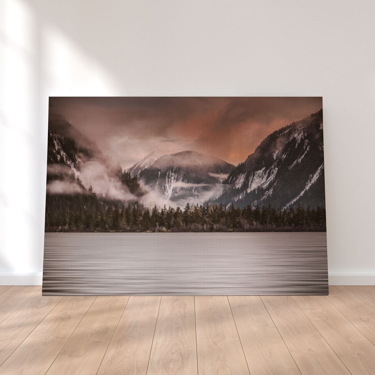 Exquisite Mist Above the Waters Wall Art by Mike Cotton