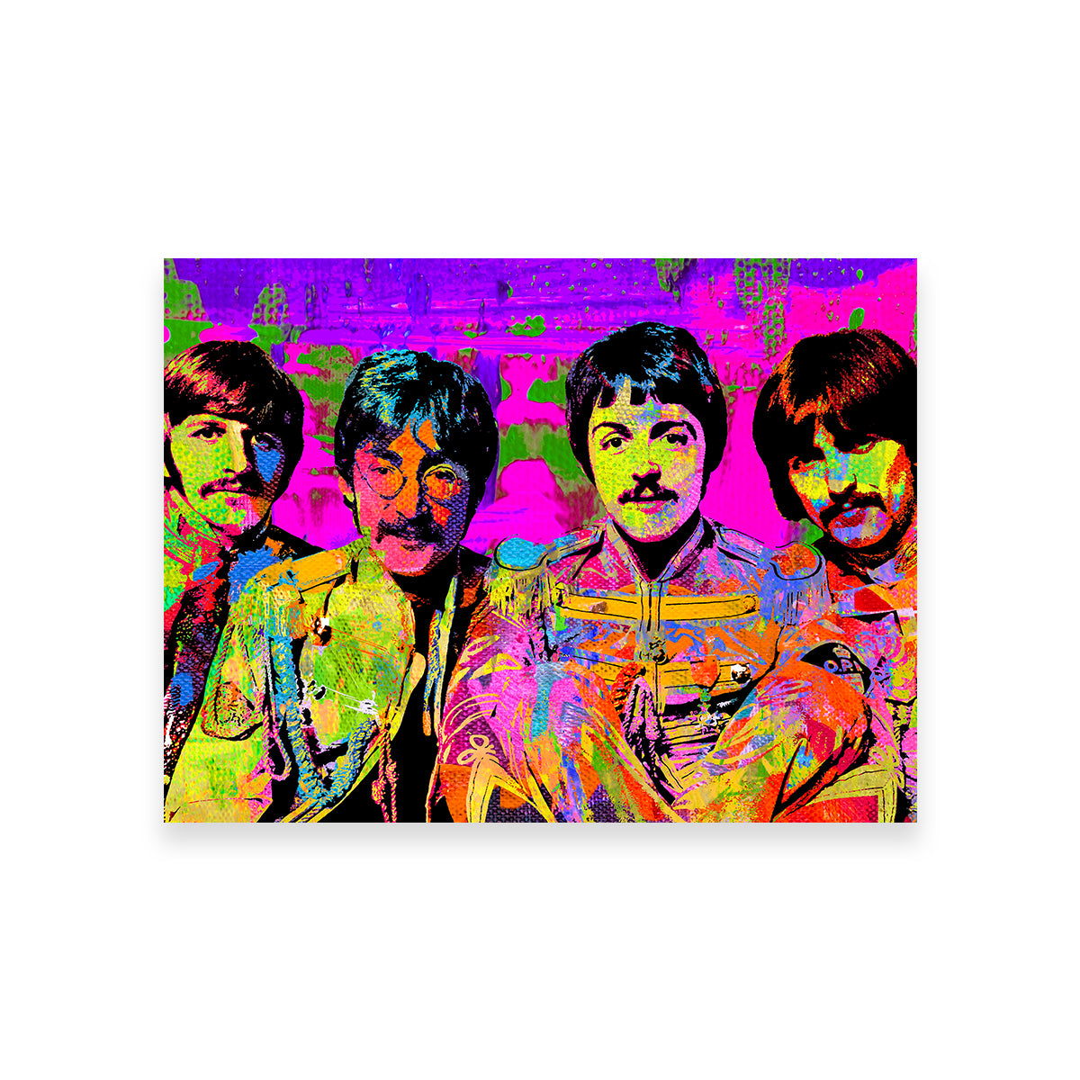 Sgt. Pepper's Iconic Beatles Wall Art by Stephen Chambers