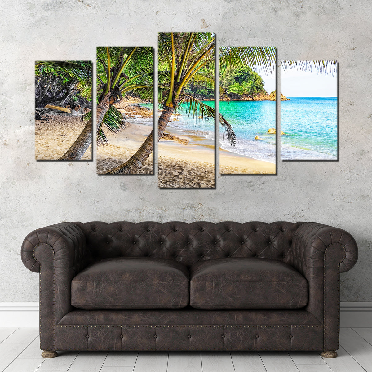 Exquisite Banana Beach Wall Art by Manjik Pictures