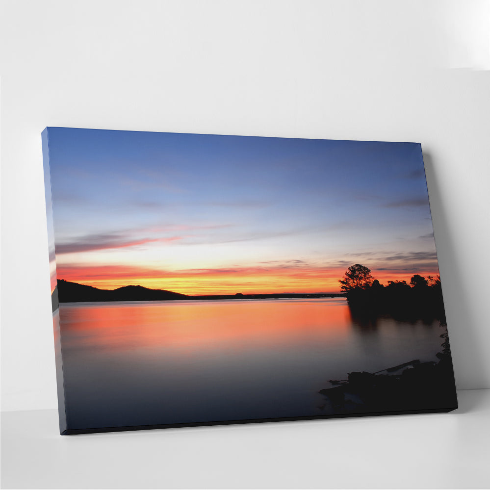 Gorgeous Arkansas River Sunset Wall Art for Stunning Home Decor