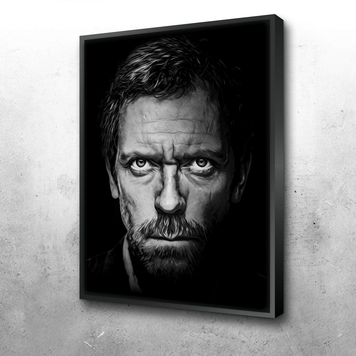 Stunning Portrait of Dr House Wall Art by George Sorin