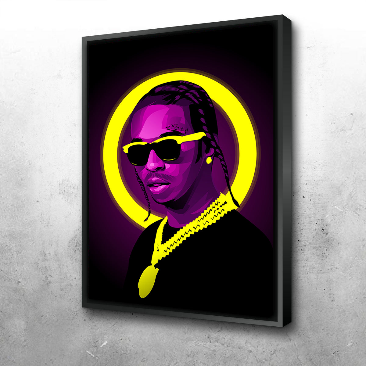 Eye - catching Pop Smoke Wall Art by Tovu Yovi