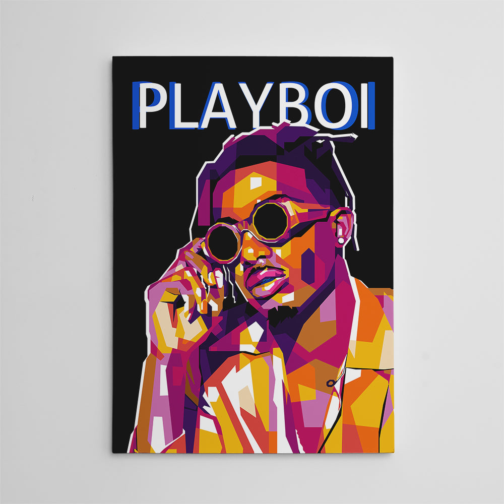 Stylish Playboi Shades Wall Art by Tovu Yovi