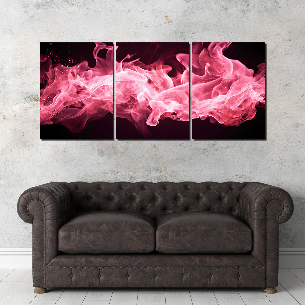 Stunning Pink Fire Wall Art