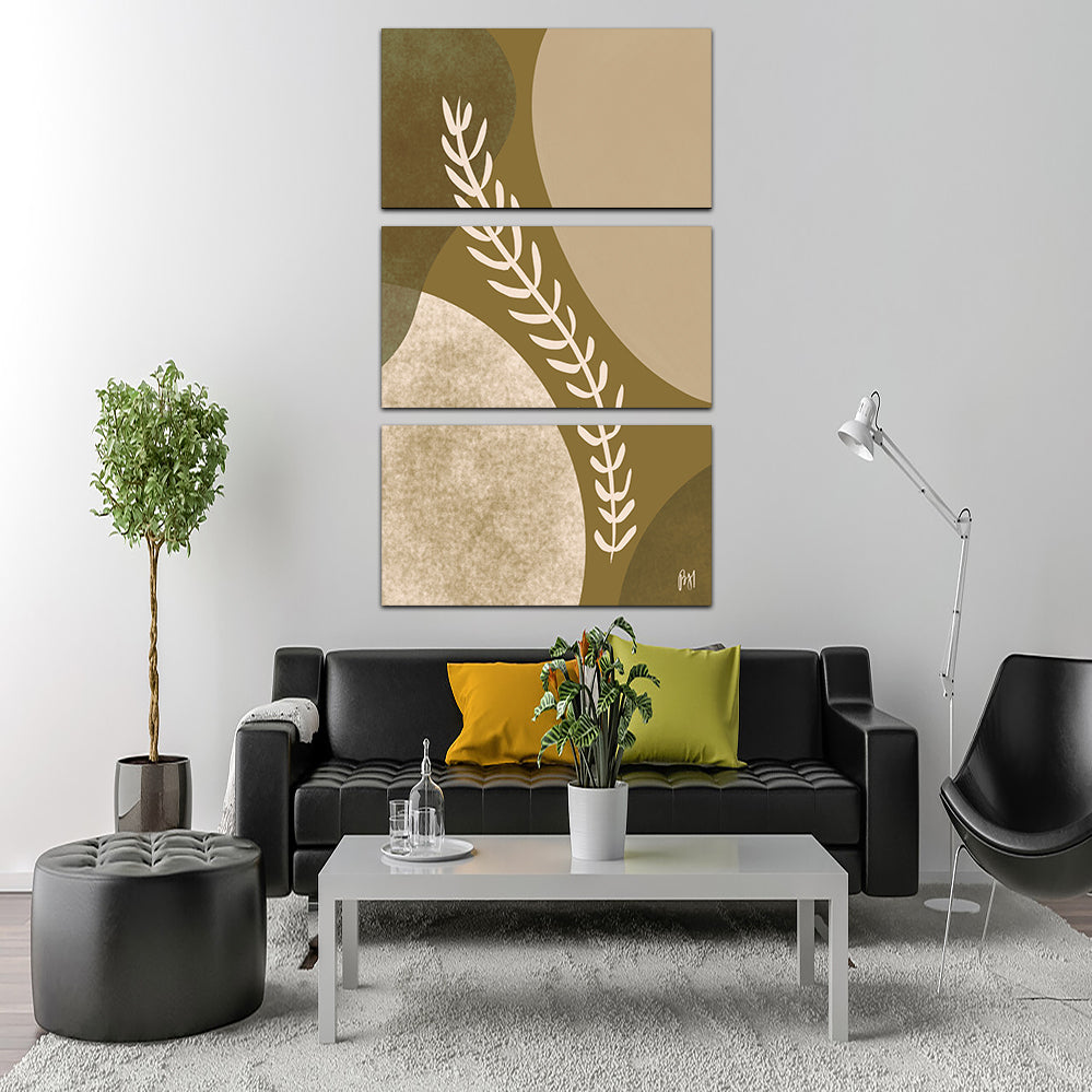 Back to Earth Wall Art - Sustainable Pine Wood Framed Canvas by Birch & Ink Sisters