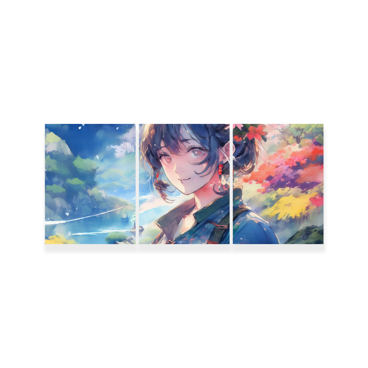 Exquisite Anime Lady Canvas Print