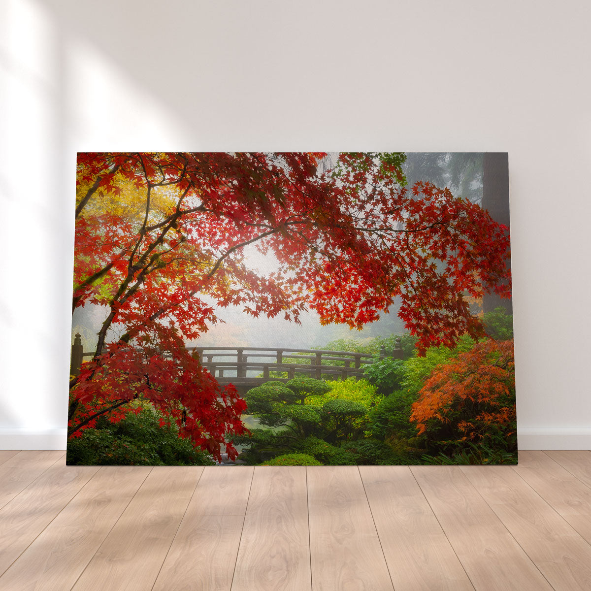 Exquisite Portland Japanese Garden Wall Art - Museum-Quality Canvas Print