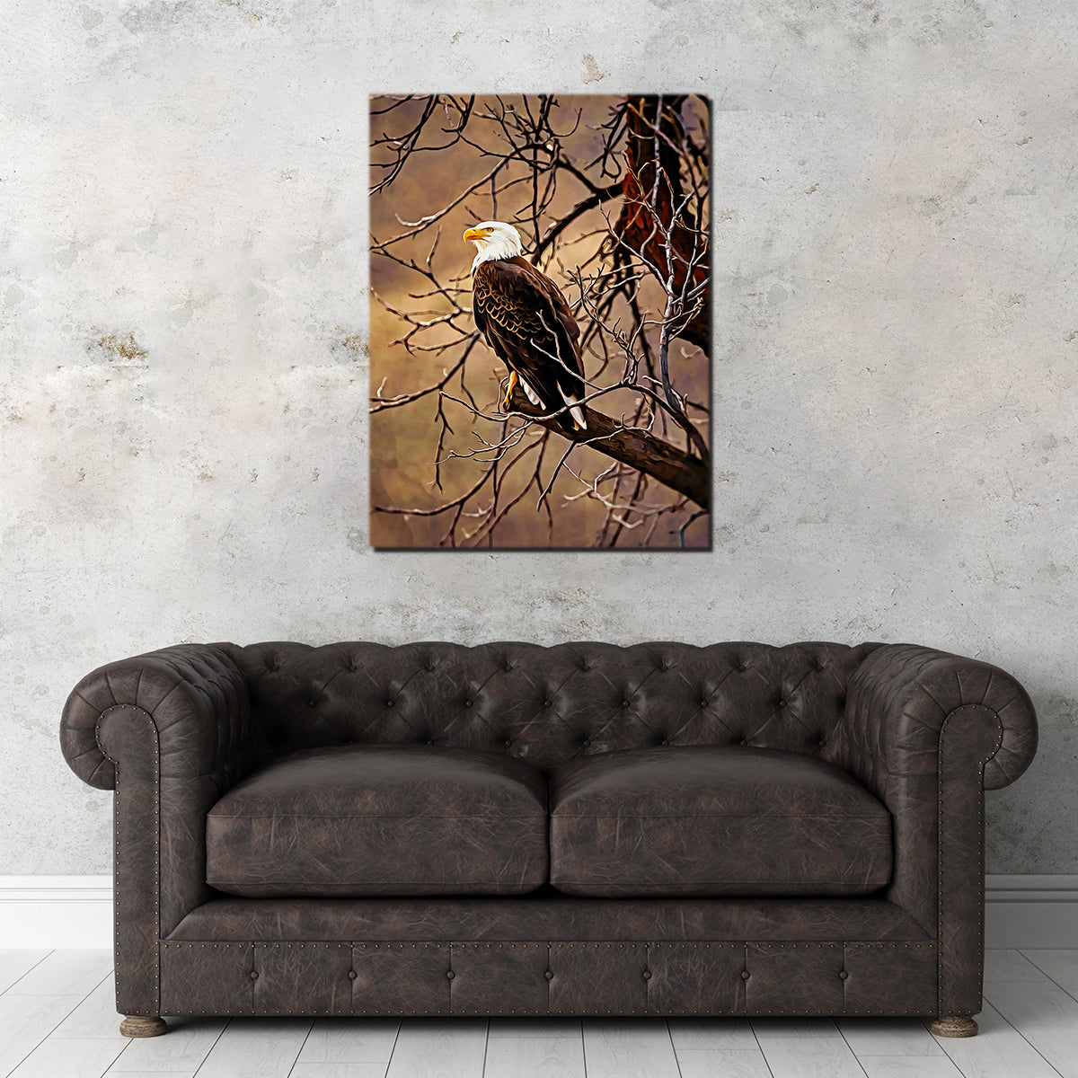 Exquisite Bald Eagle Wall Art by Denise Dundon
