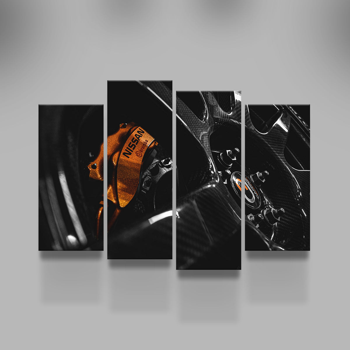 Stunning Nissan GTR Wheel Wall Art by George Sorin