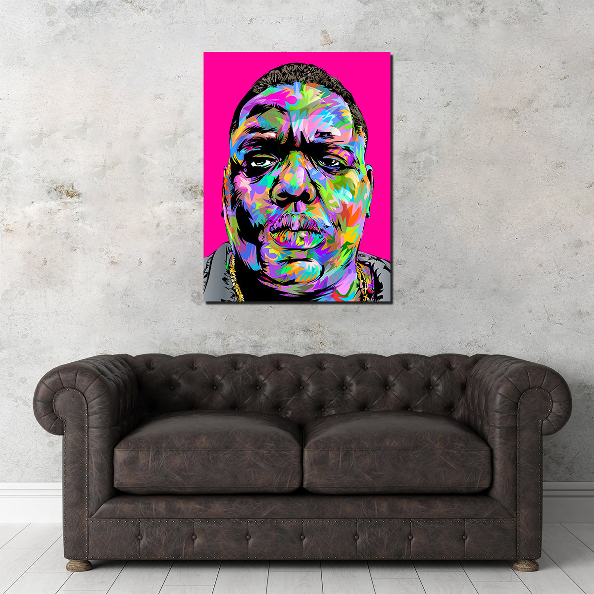 Stunning Biggie Pink Wall Art for Home Decor
