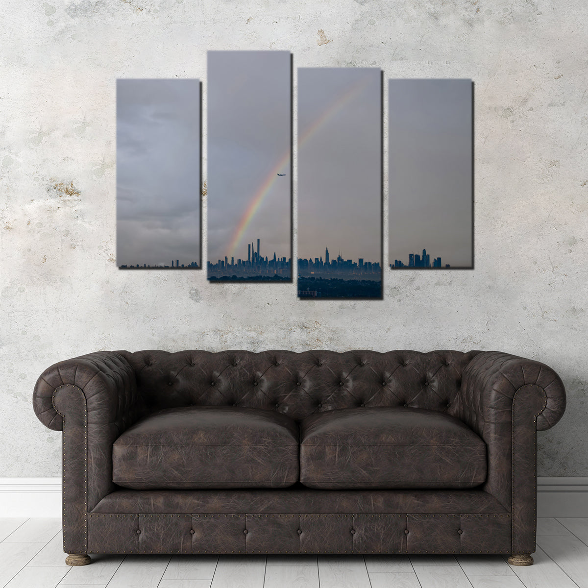 Stunning NYC Rainbow 2 Wall Art by Dennis Maida