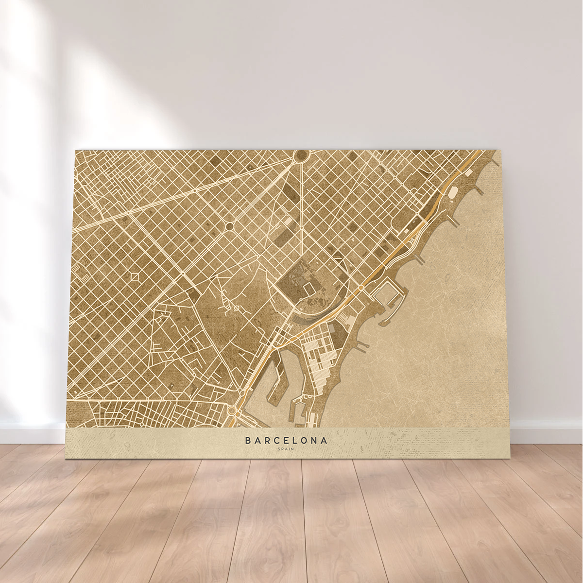 Stunning Barcelona Wall Art by Blursbyai