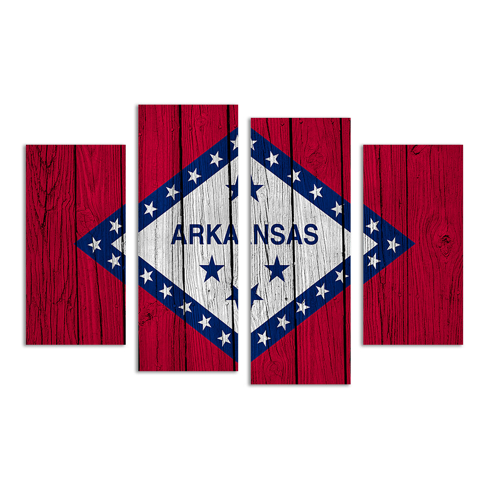 Beautiful Arkansas State Flag Wall Art for Your Home Decor