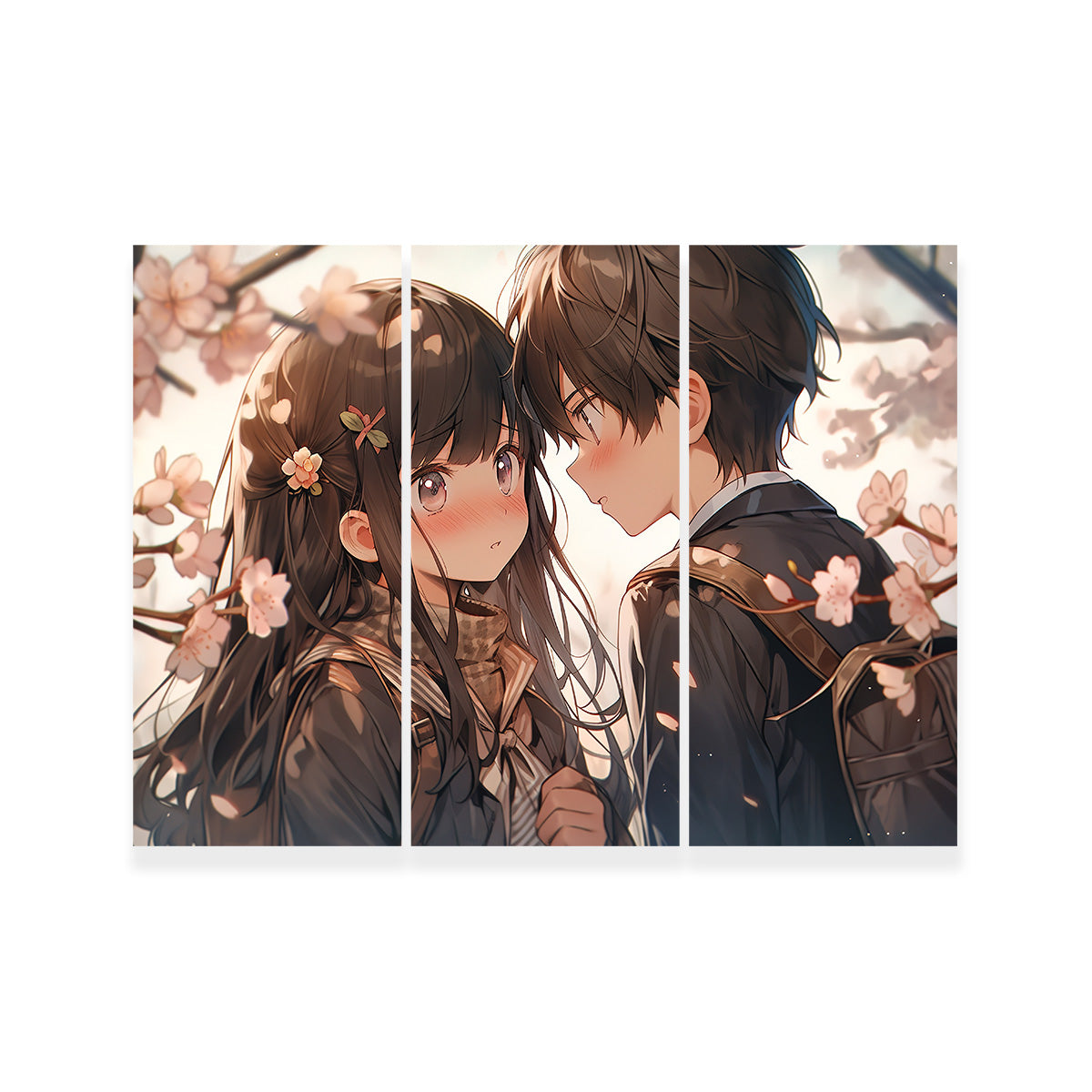 Stunning Anime Couple Wall Art