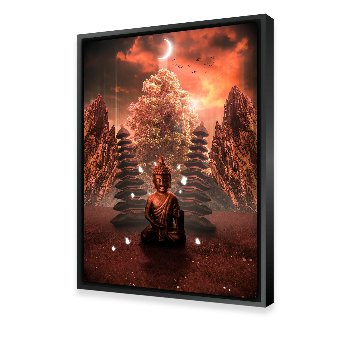 Exquisite Sin Buddha Wall Art by INDOARC