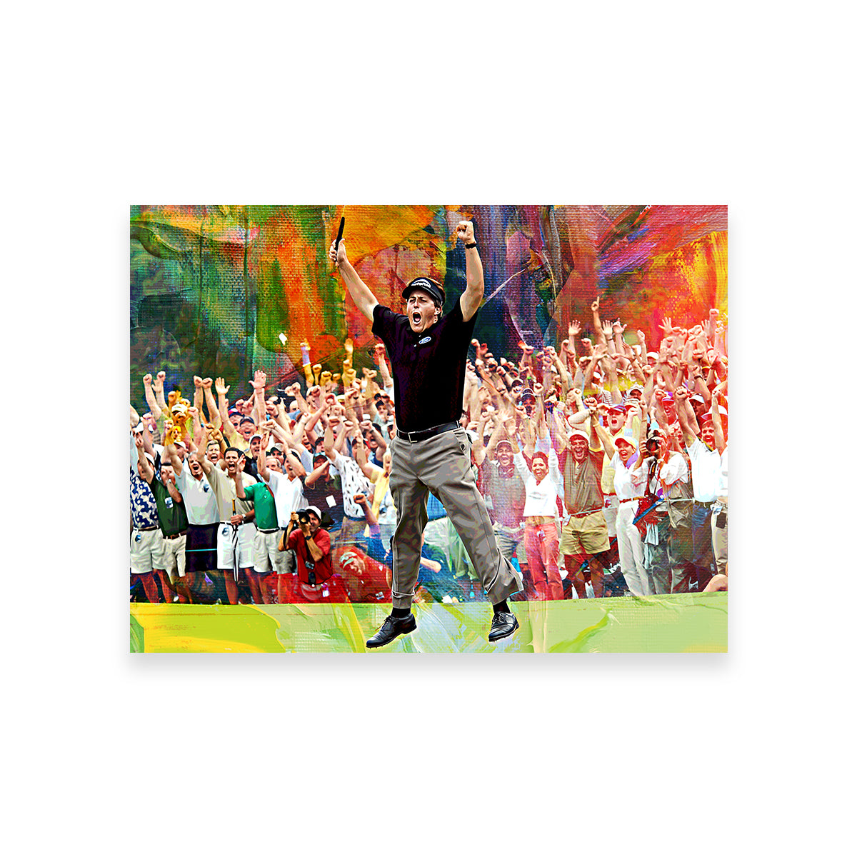 Exquisite Phil Mickelson Art Prints on Museum-Quality Canvas