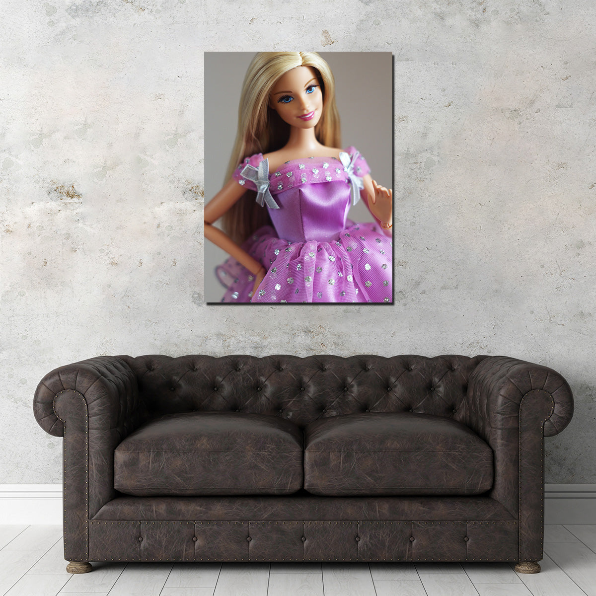 Gorgeous Barbie Purple - Ideal Decor Piece