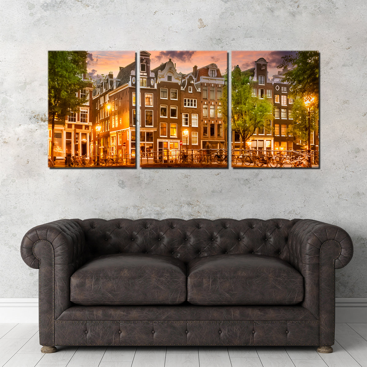 Exquisite Amsterdam Impression From Singel Wall Art by Melanie Viola