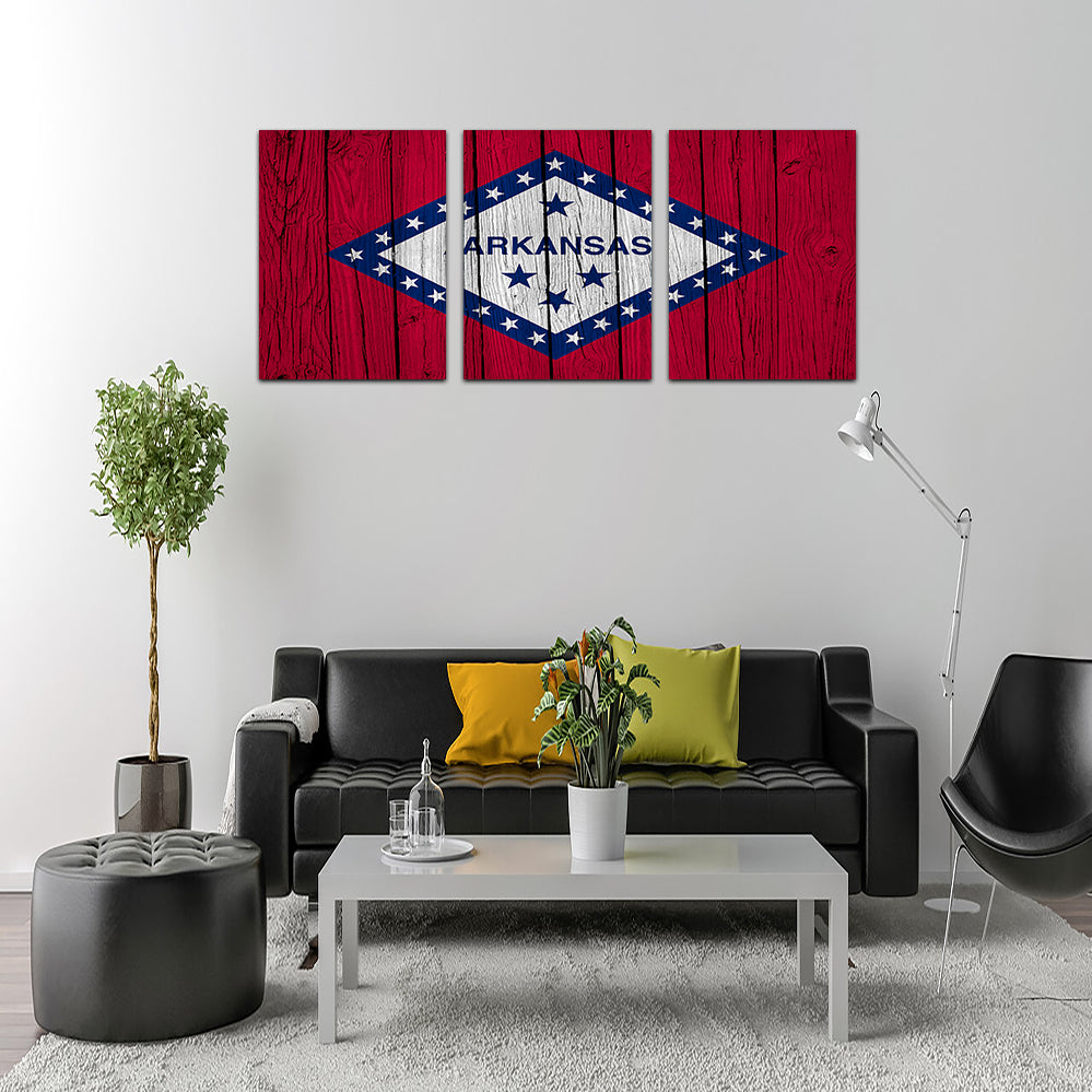 Beautiful Arkansas State Flag Wall Art for Your Home Decor