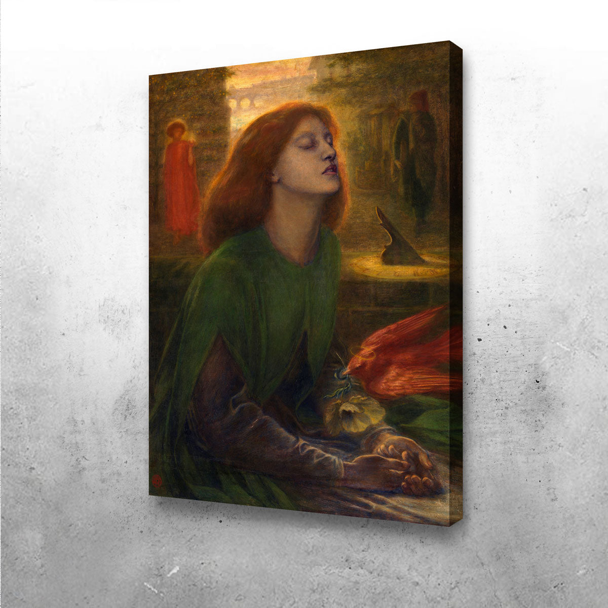 Exquisite Beata Beatrix Wall Art by Dante Gabriel Rossetti