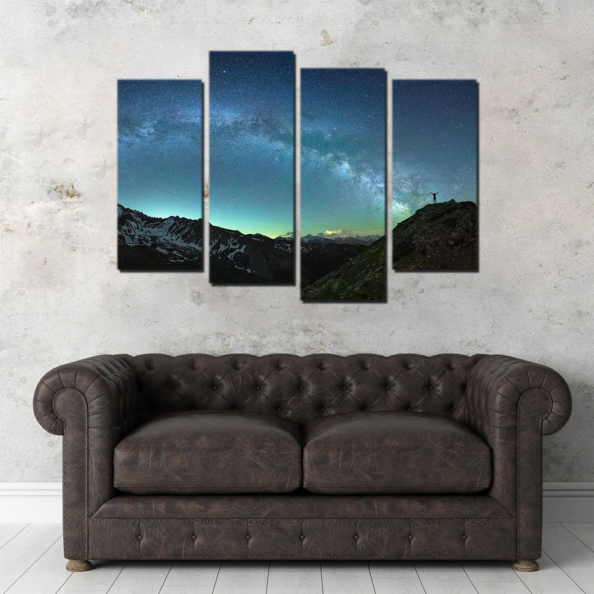 Stunning Arch of the Milky Way Rochebrune Airglow Wall Art by Jeff Graphy