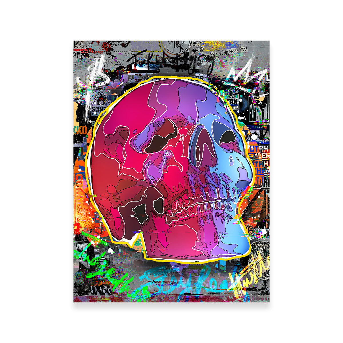Eye - catching Skull Design Wall Art for Stunning Decor
