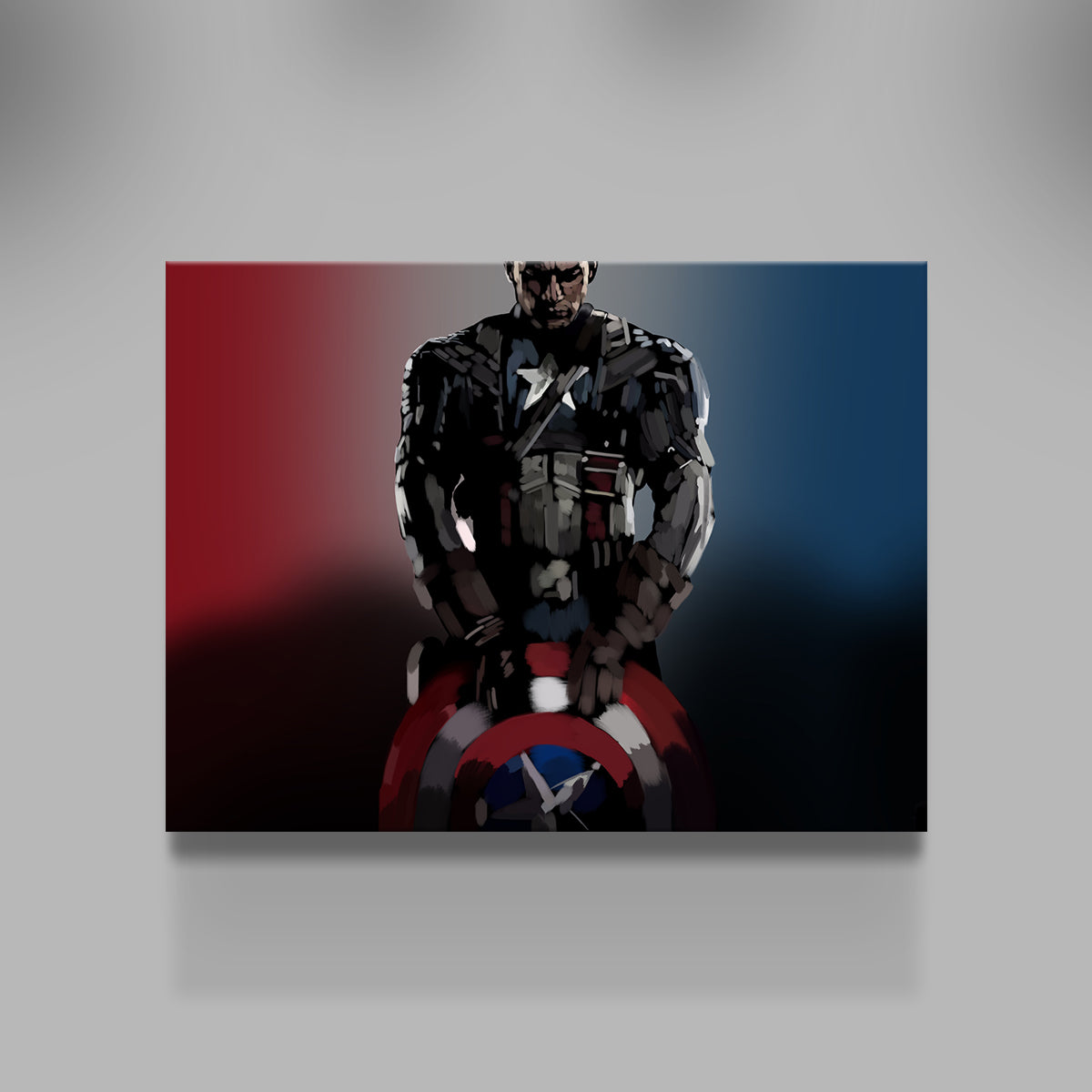 Captain America's Cap and His Shield Wall Art by Andy Brackpool