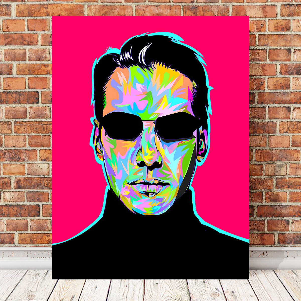 Neo Wall Art - Sustainable Kiln - Dried Pine Wood Framed Museum Quality Canvas