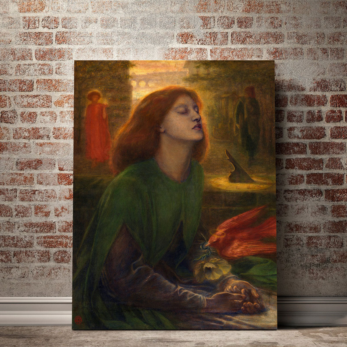 Exquisite Beata Beatrix Wall Art by Dante Gabriel Rossetti