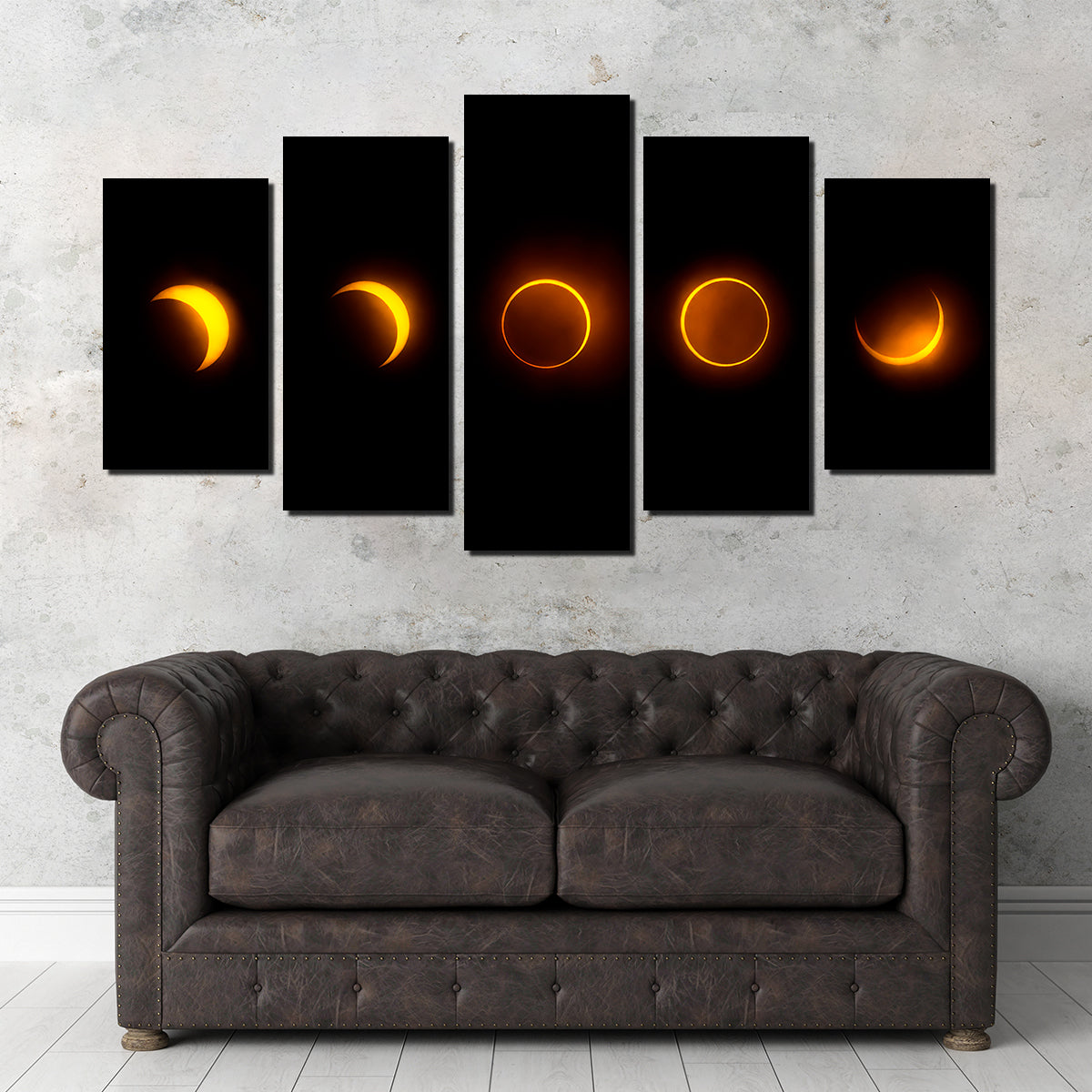 Stunning Annular Solar Eclipse - Brazil 2023 Wall Art by Sofia Leite Fonseca