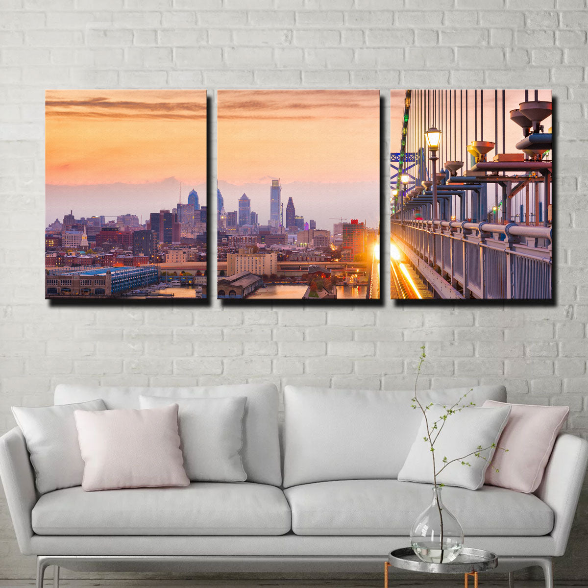 Exquisite Philadelphia Wall Art - Handmade with Sustainable Pine Wood