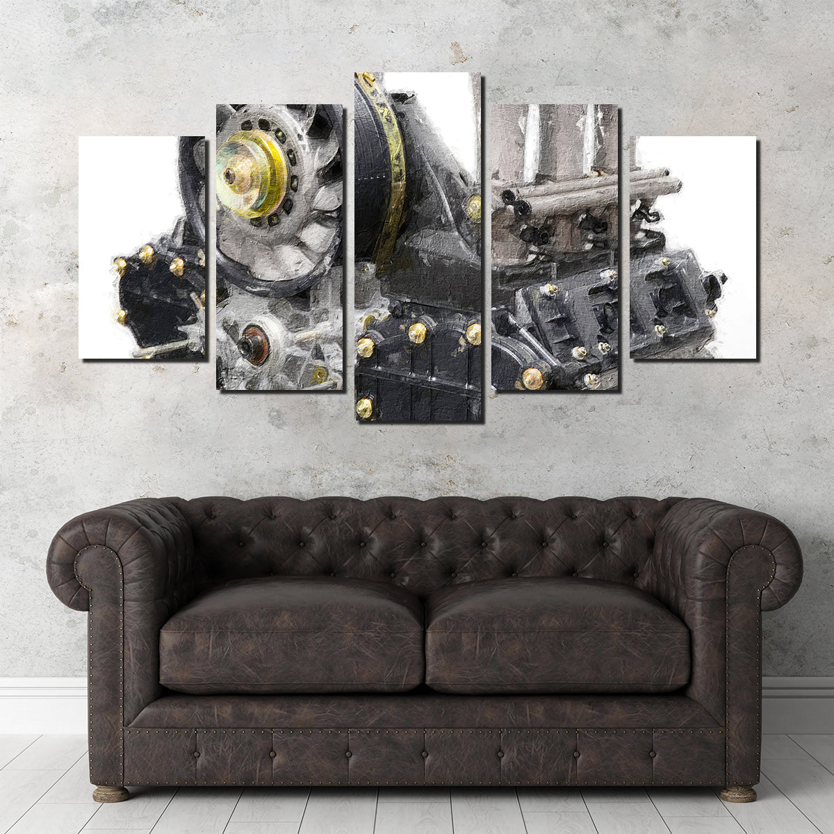 Stunning Porsche 911 Engine 1 Wall Art by Stephen Chambers