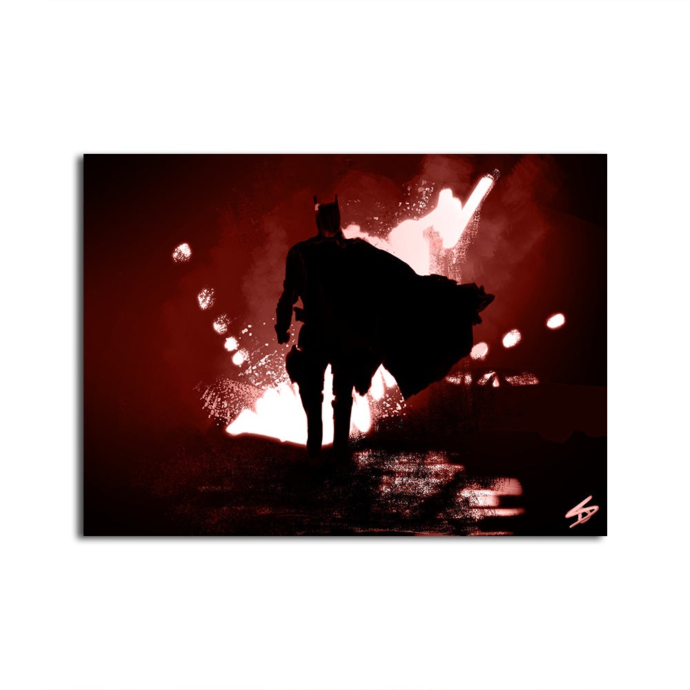 Bat Man's Vengeance - Stunning Wall Art by Andy Brackpool