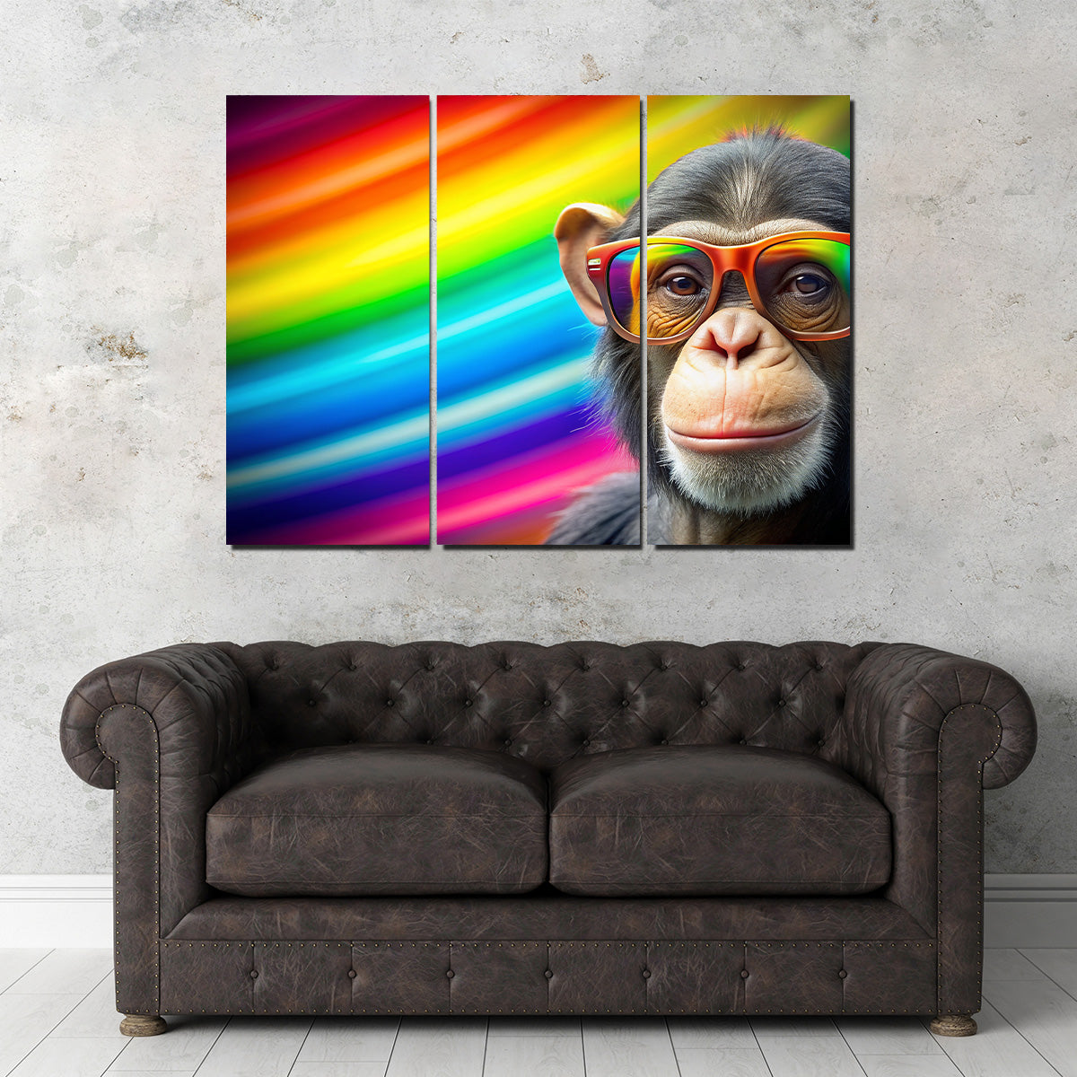 Vibrant Monkey Color Wall Art for Stunning Home Decor