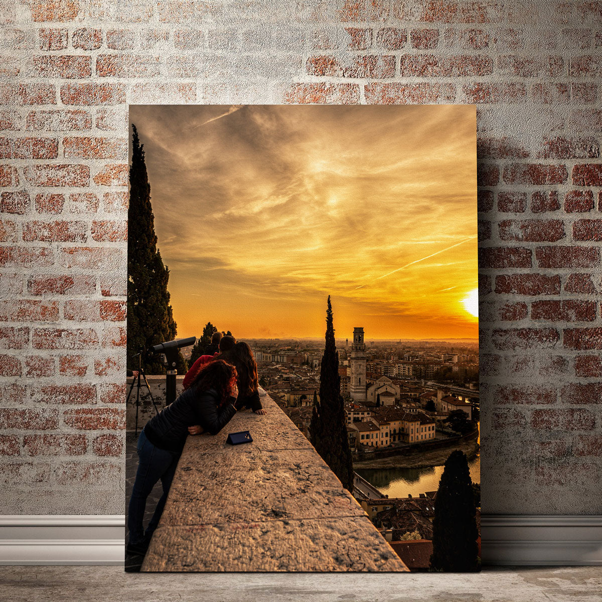 Gorgeous Castel San Pietro Sunset Wall Art by Stefano Baltieri