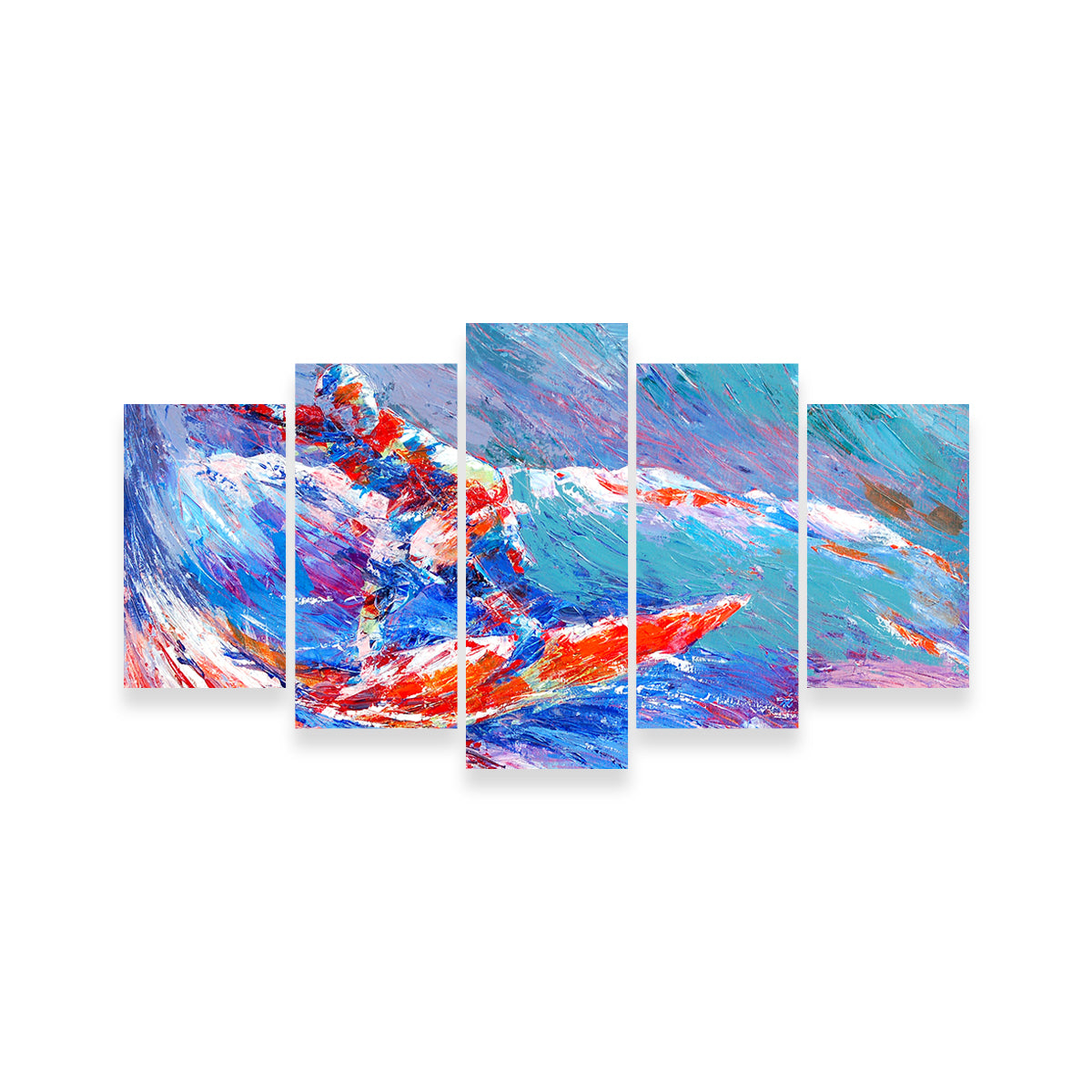 Stunning Shortboard Splash Wall Art for Your Home Decor