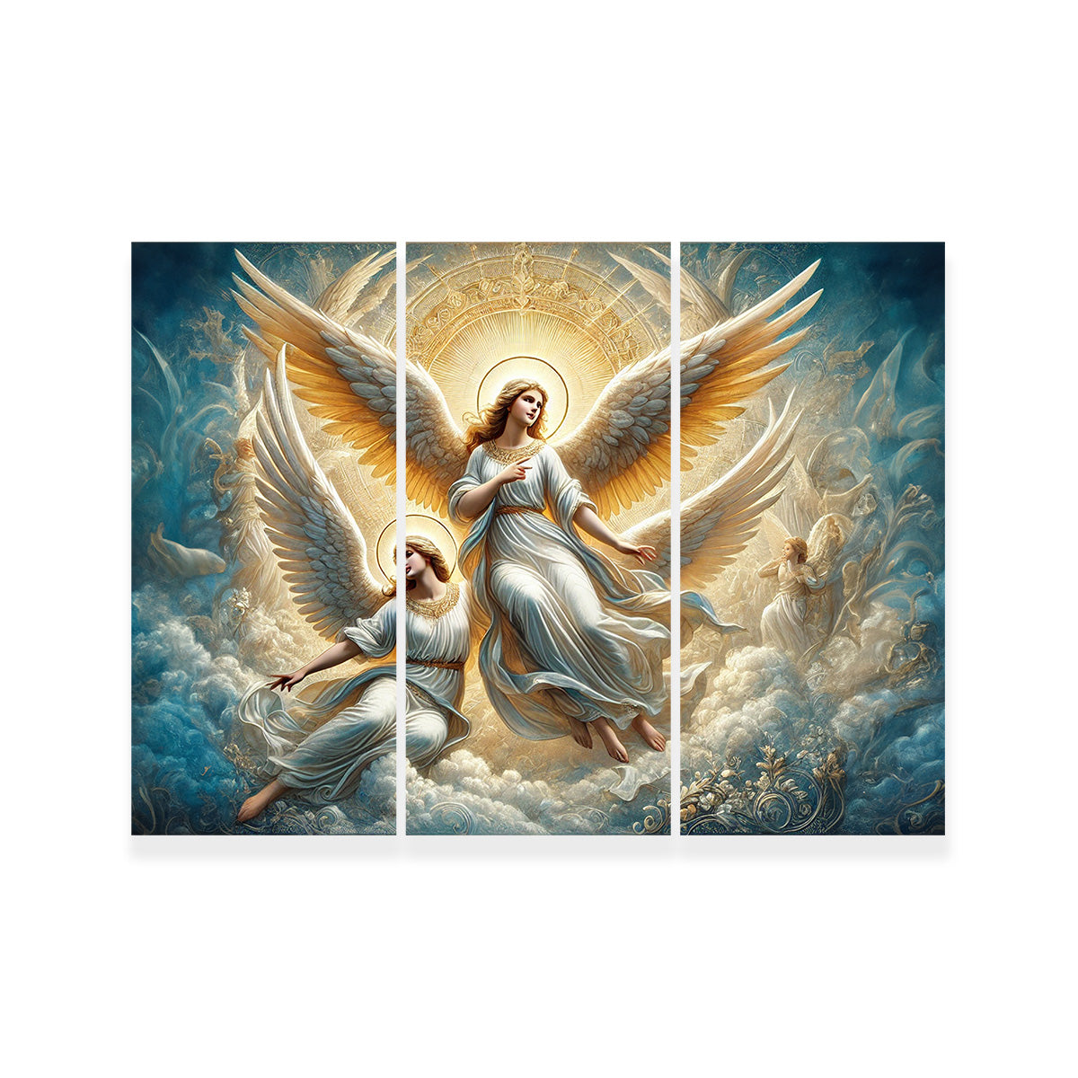 Enchanting Singing Angels Wall Art for Home Decor