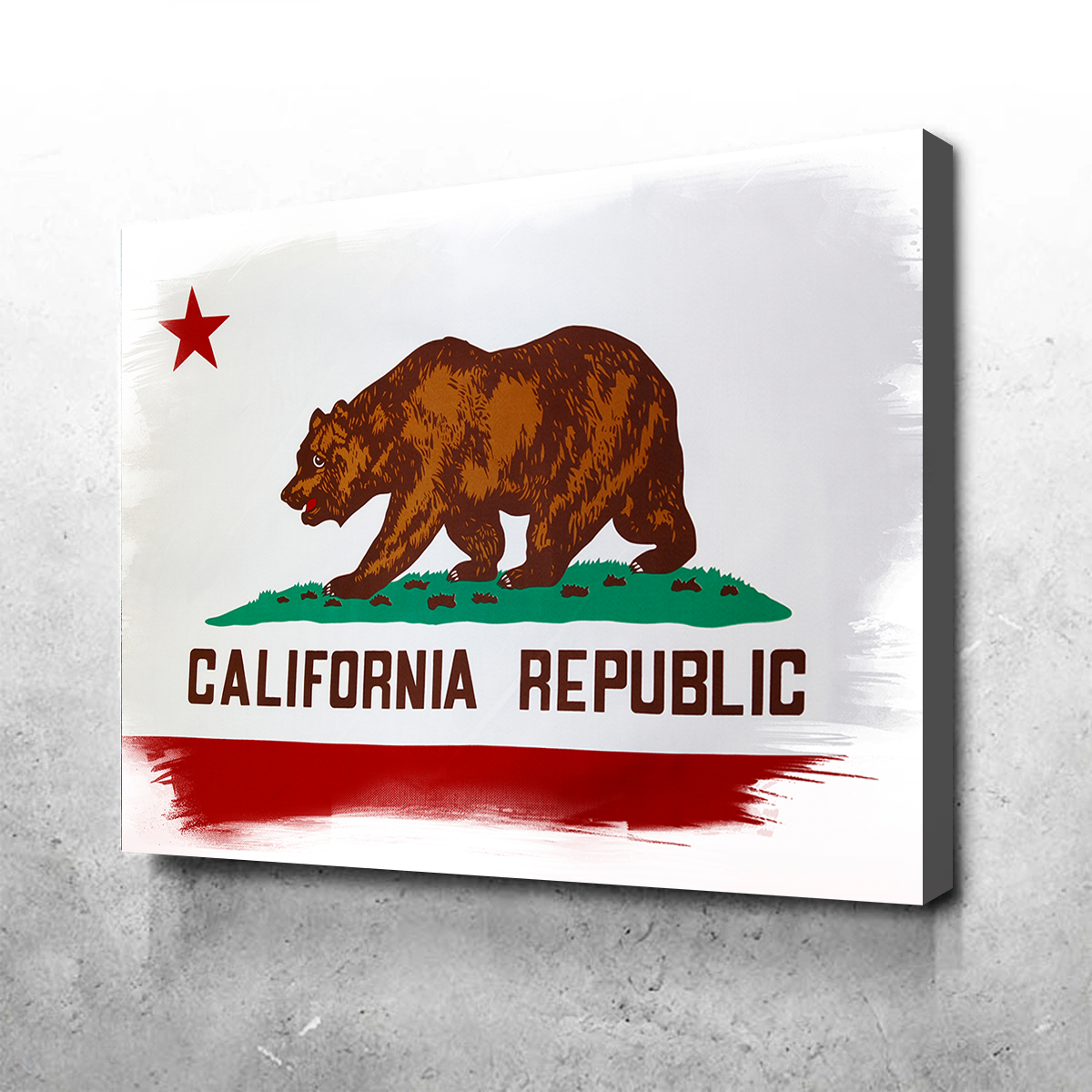 Stunning California State Flag Wall Art for Your Home Decor