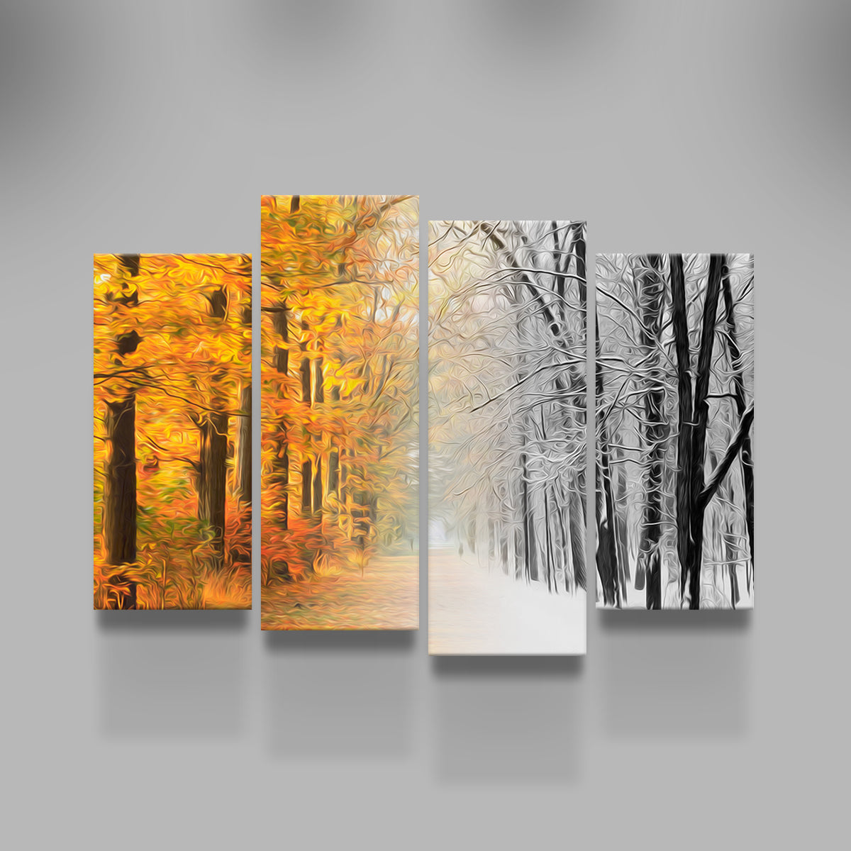 Stunning Autumn - Winter Wall Art by George Sorin