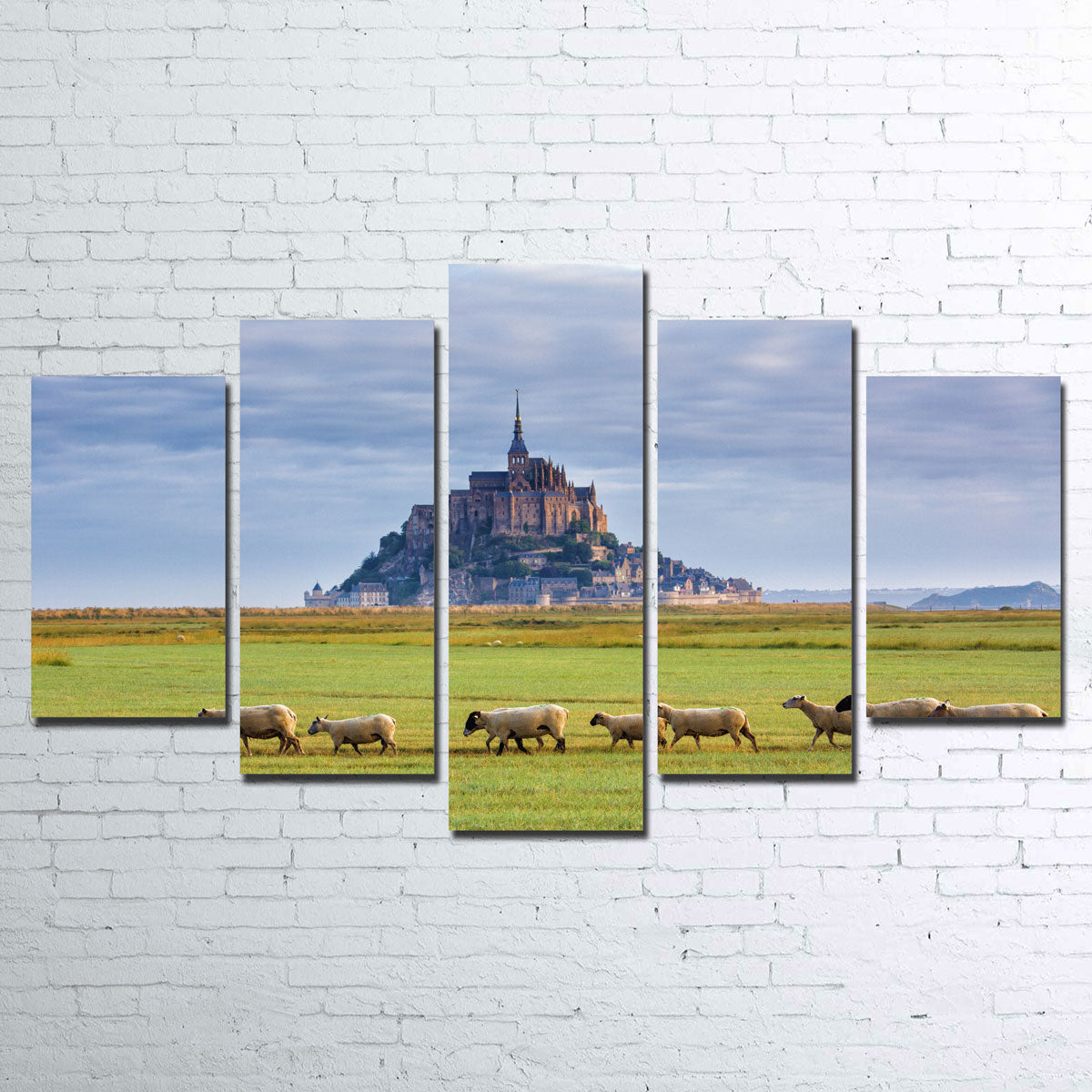 Exquisite Mont Saint Michel Abbey Wall Art for Stunning Home Decor