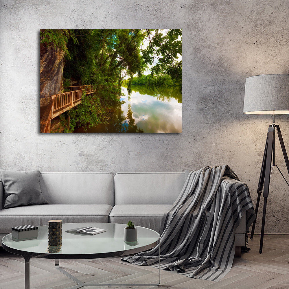 Stunning Ijam Nature Park Boardwalk Wall Art for Home Decor