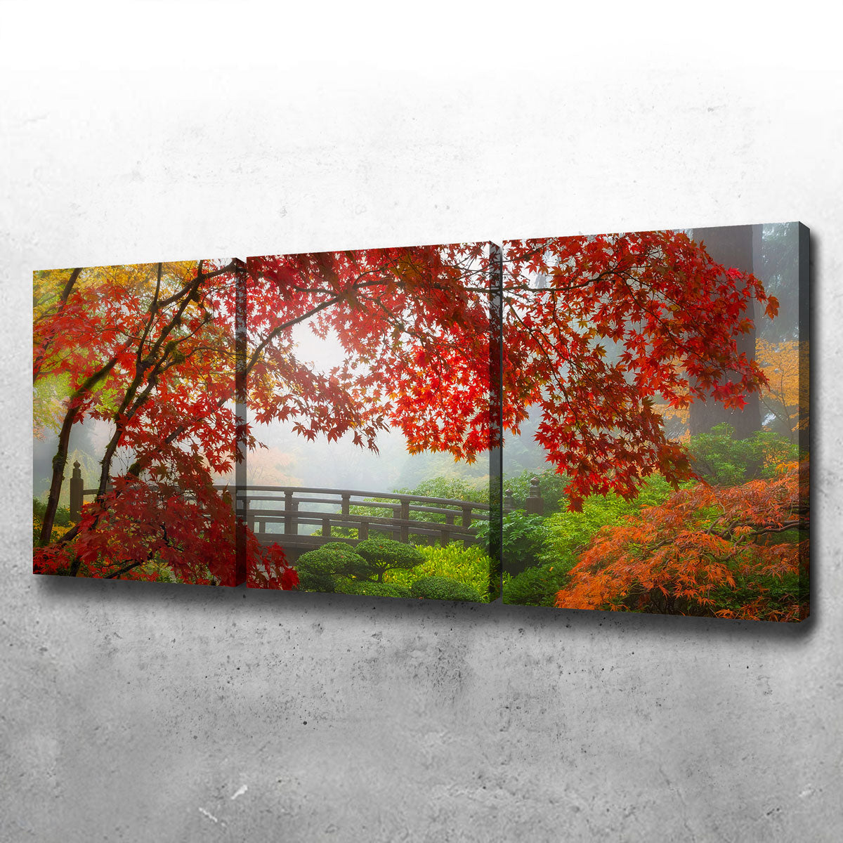 Exquisite Portland Japanese Garden Wall Art - Museum-Quality Canvas Print