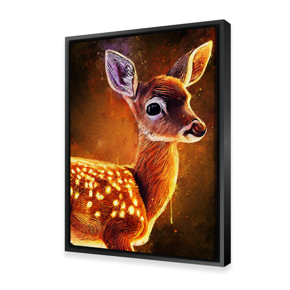 Adorable Baby Fawn Painting Wall Art for Your Home Decor