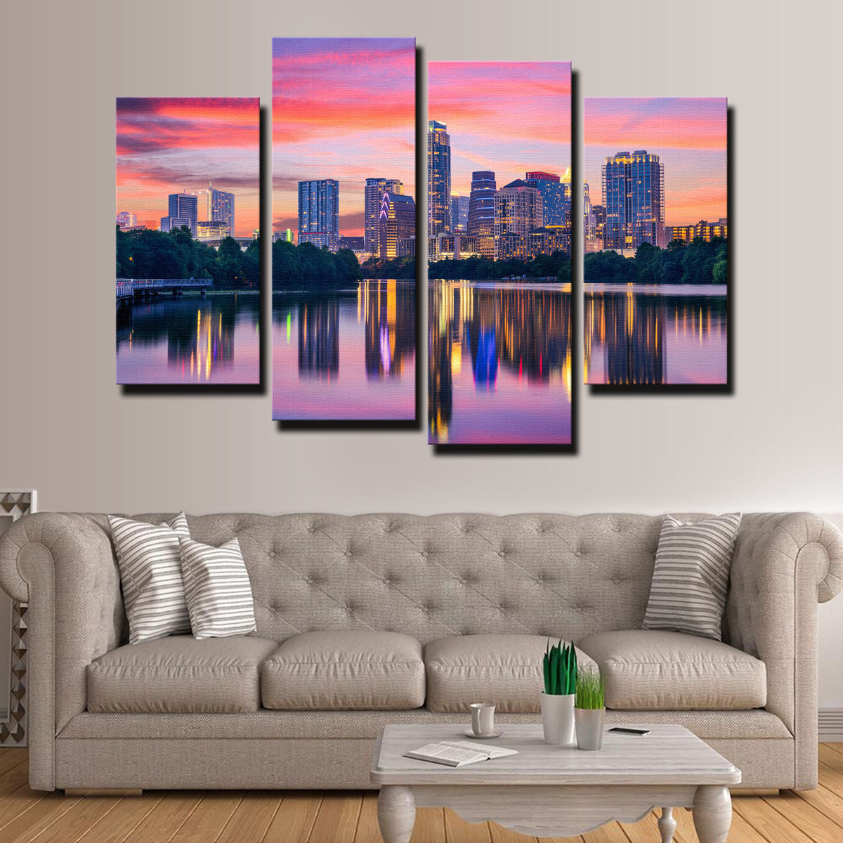 Austin at Night: Stunning Wall Art for Your Home
