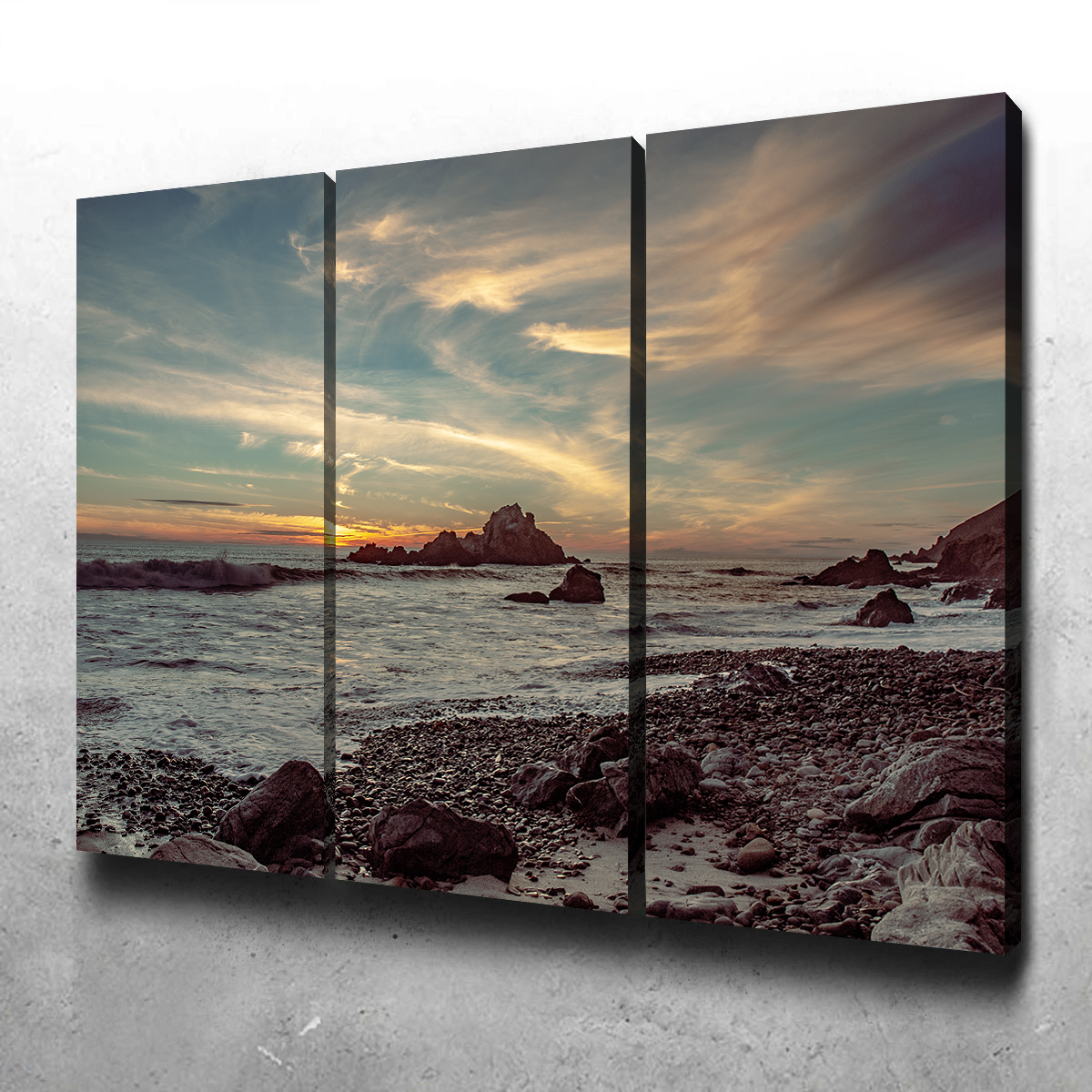 Stunning Pfieffer Beach Sunset Wall Art by Kyle Sherry