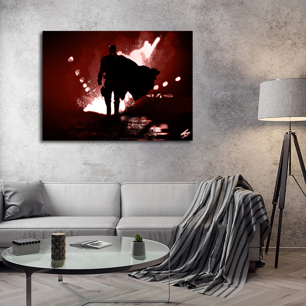 Bat Man's Vengeance - Stunning Wall Art by Andy Brackpool