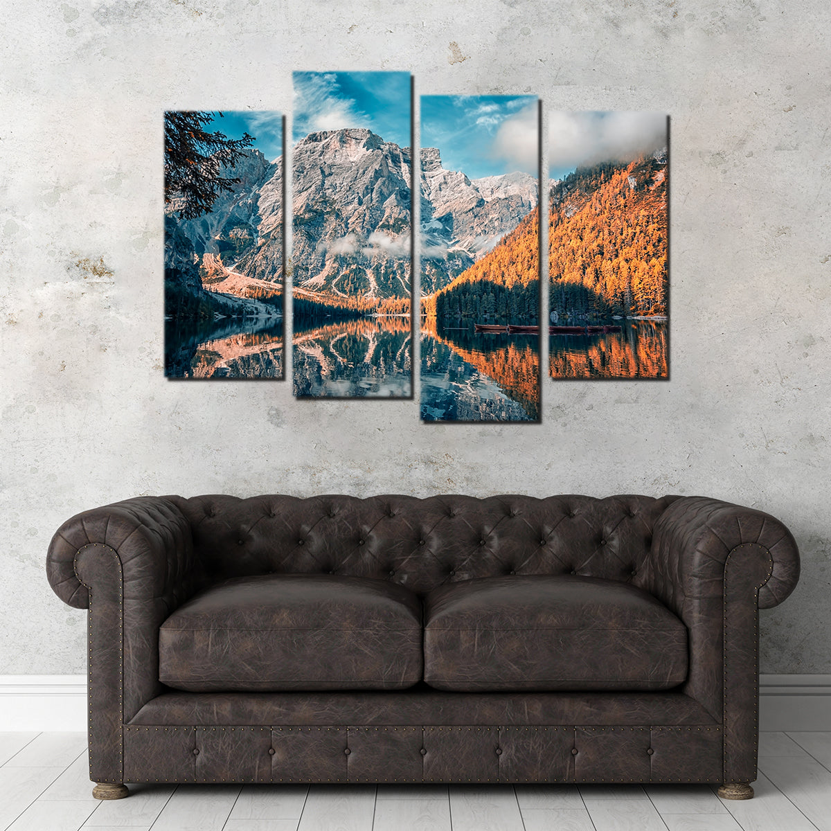 Autumn In Braies Stunning Wall Art by Manjik Pictures
