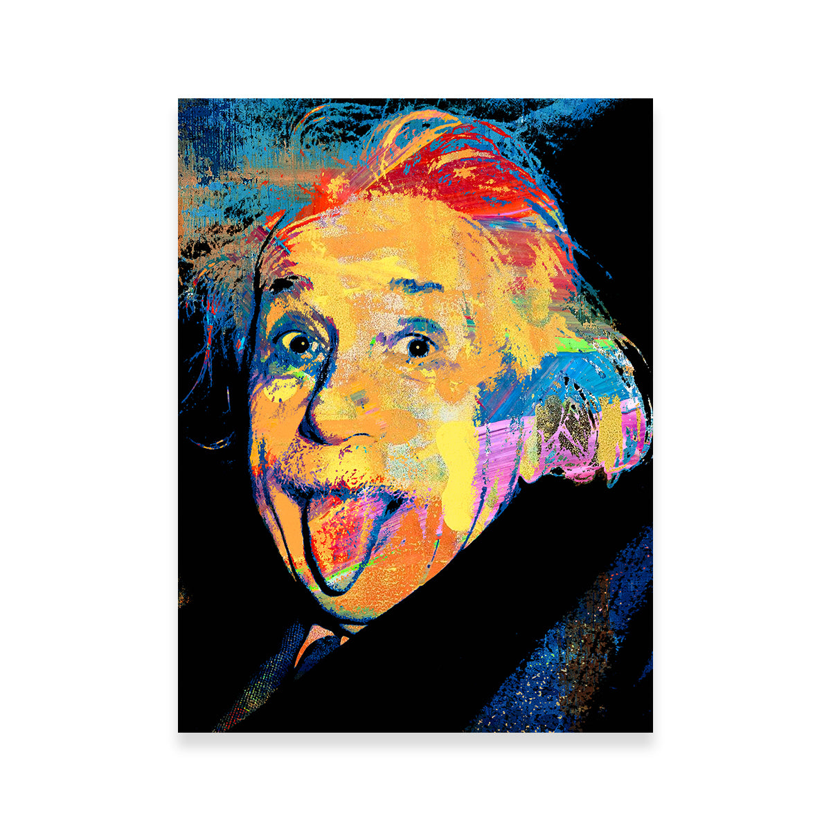 Stunning Albert Einstein Wall Art by Stephen Chambers